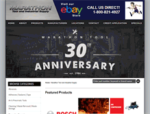 Tablet Screenshot of marathontool.com